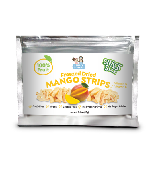 Mango Snacks - Yum! - Snack Size Freeze Dried Mango (0.6 oz)